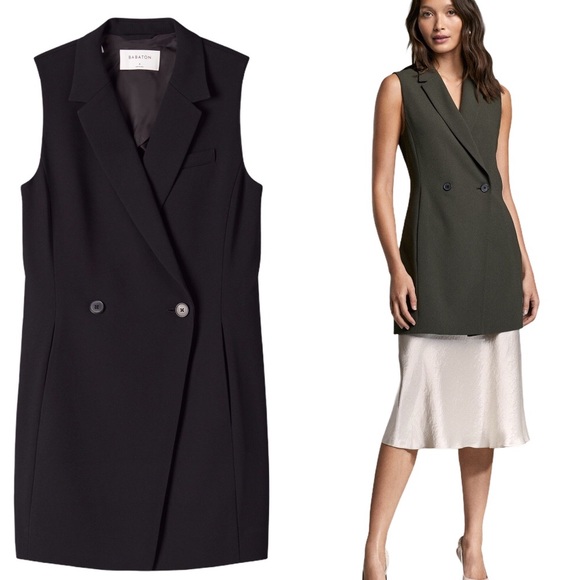 Aritzia Jackets & Blazers - ARITZIA BABATON Blazer Vest Black Size 4